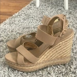 Charles David wedge sandals, size 8.5